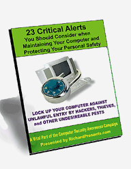 23 Critical Alerts free to subscribers
